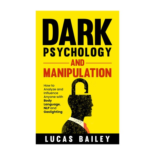 Bold cover design for Dark Pschology and manipulation