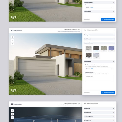 Web App for 3D Configurator Software
