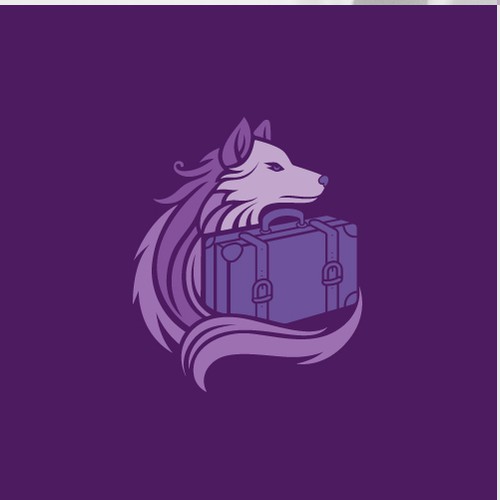 logo concept for Travel (WanderWolf Travel)