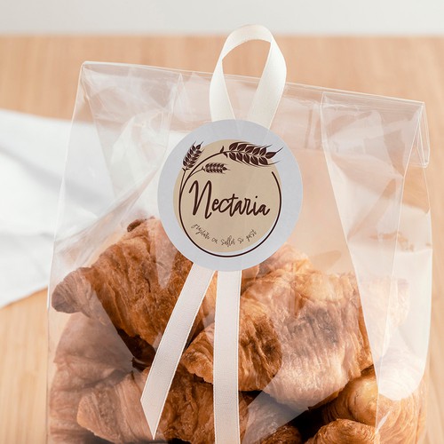 Nectaria Cookies and Pastry Logo Design