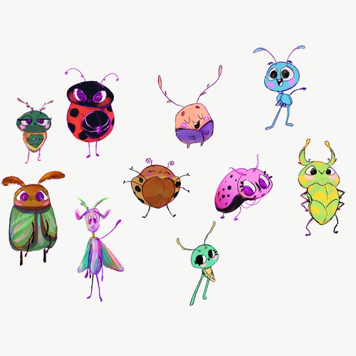 Bugs characters concepts