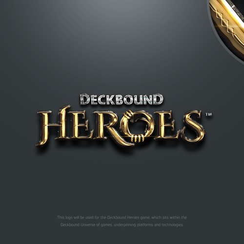 DeckBound Heroes Game Logo