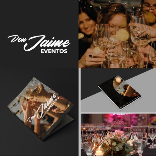 Institutional folder for a festive events company