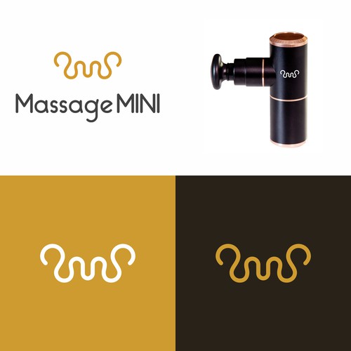 Logo for portable device massage 