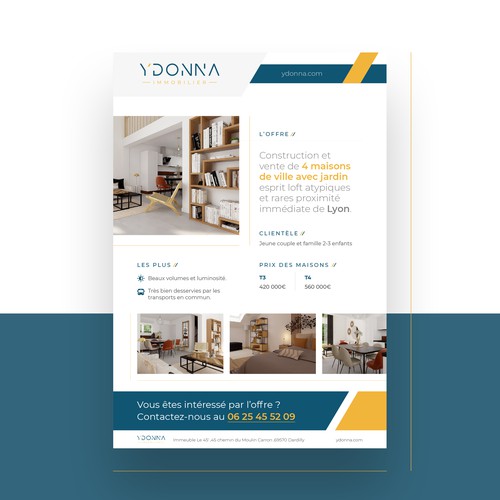 Design de flyer - Agence immobilière