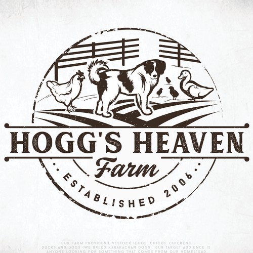 Logo For "Hogg's Heaven Farm"