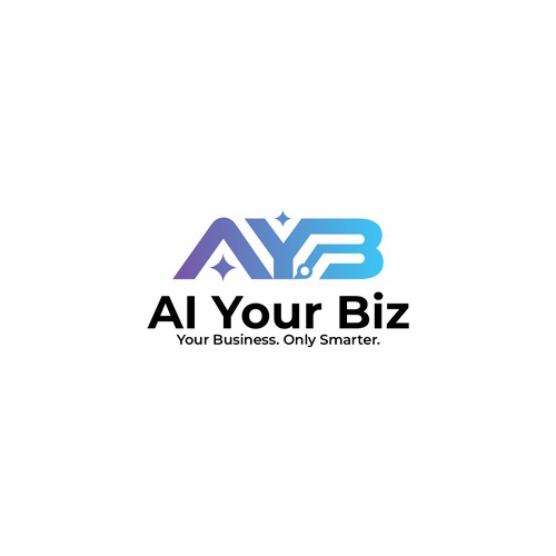 AYB Ai Your Biz Logo Design.