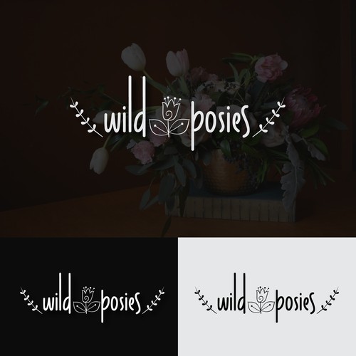 Logo concept for Wild Posies