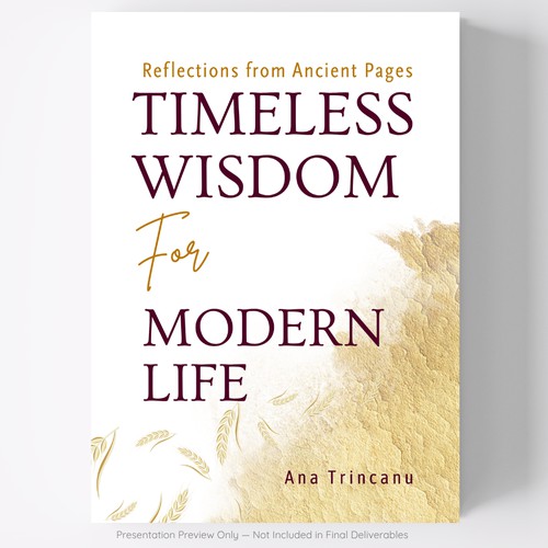 Timeless Wisdom for Modern Life – Minimalist Nonfiction Book Cover