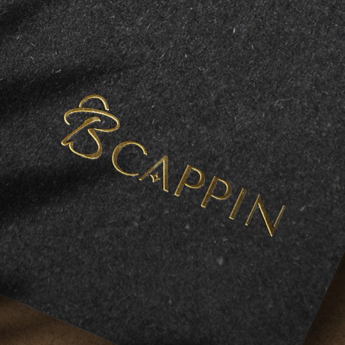 Elegant Cursive "B" with Cap Logo Design