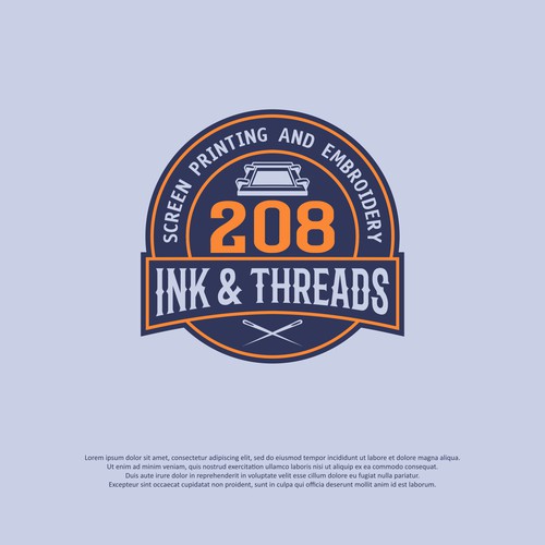 Logo for 208 INK & THREADS