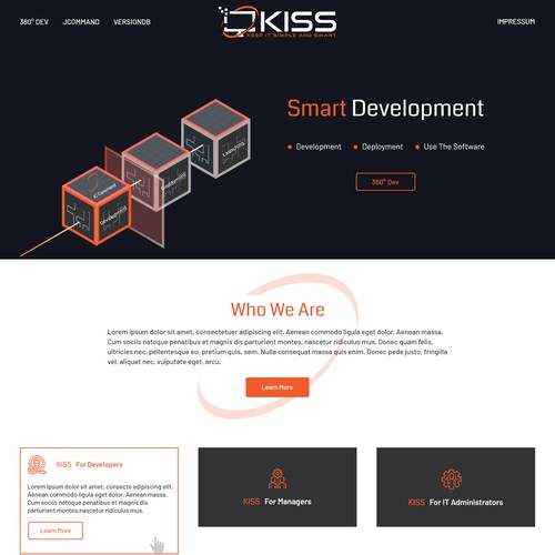 Smart Development Homepage Design