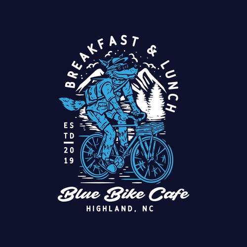 illustration for Blue Bike Cafe