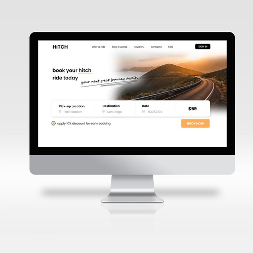 Hitch innovative Rideshare app