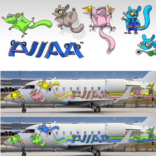 AVIAA jet - Decal Set