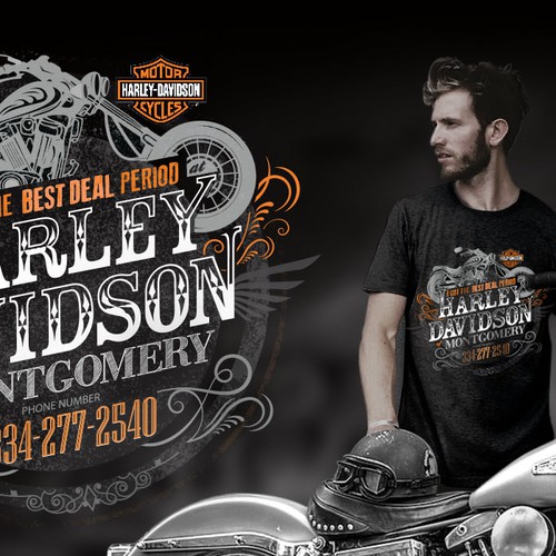 Harley-Davidson tee design
