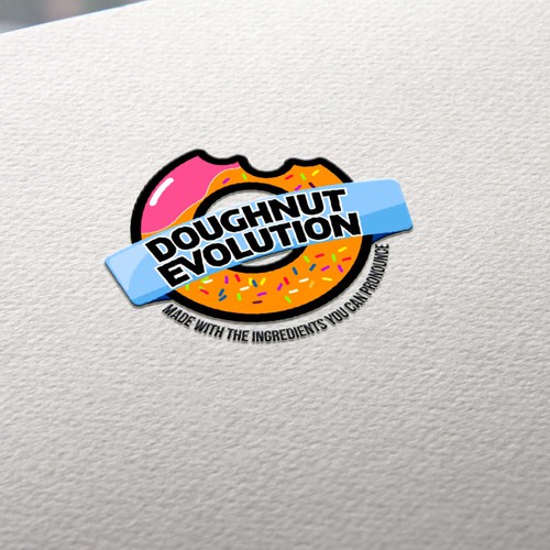 logo concept for donut shop