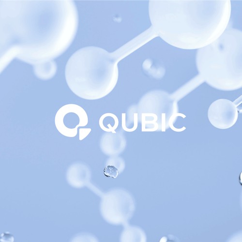 Modern and simply letter Q logo for QUBIC