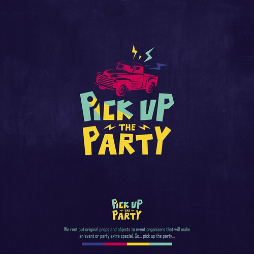 Logo Design Concept for Pick Up the Party