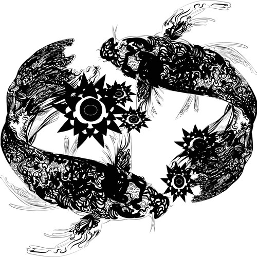 Decorative design for Pisces T-Shirt