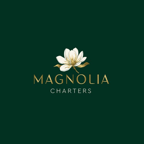 Elegant Floral logo concept 