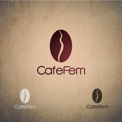 a logo for CafeFem!