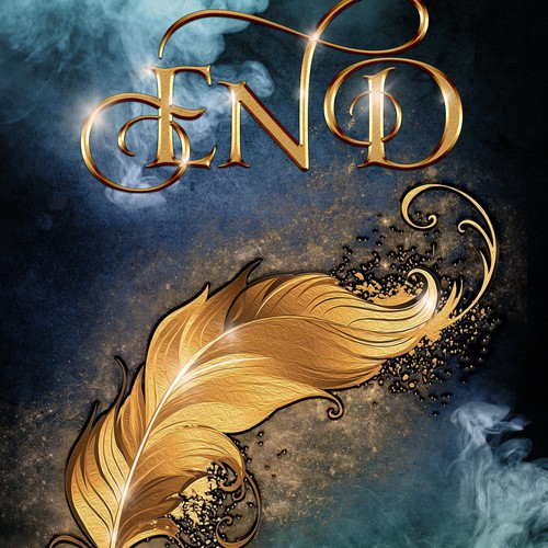 End, Prequel book cover design in magic realism genre
