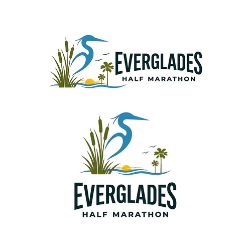 Logo Design for Everglades Half Marathon