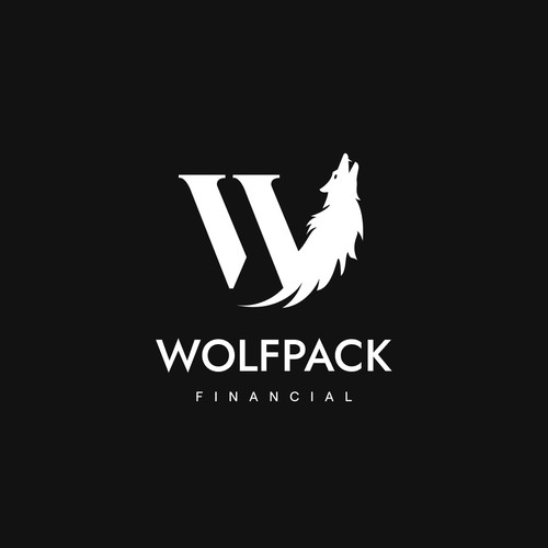 Wolfpack Financial Logo design
