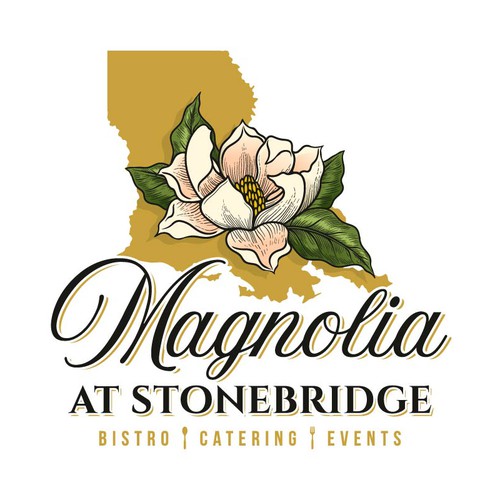 Magnolia Flower State Logo