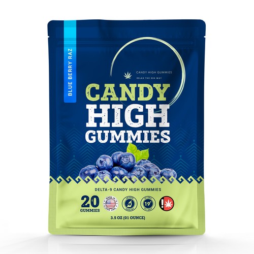 modern packaging for CBD gummies