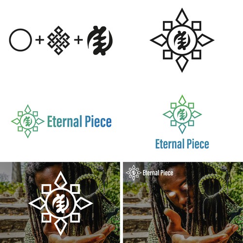Logo design for eternal piece