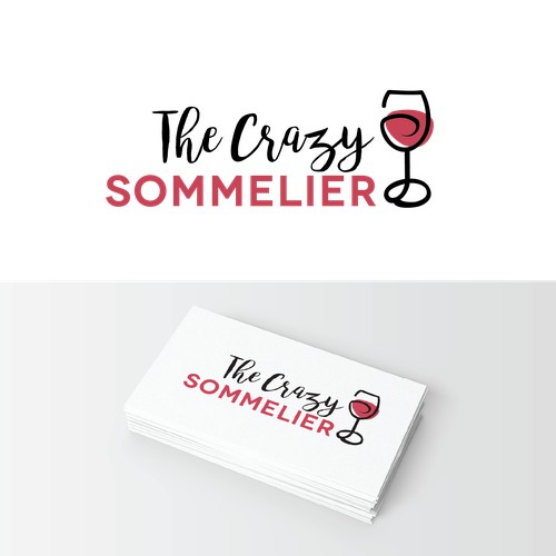 The Crazy Sommelier - Logo Design