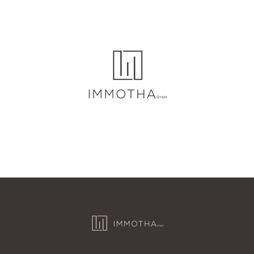 Minimalistic logo for real estate