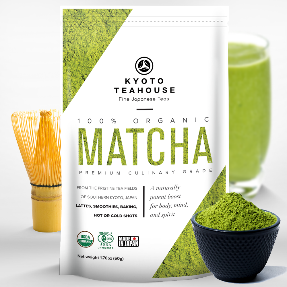 3D mockup Kyoto Teahouse packaging front and back