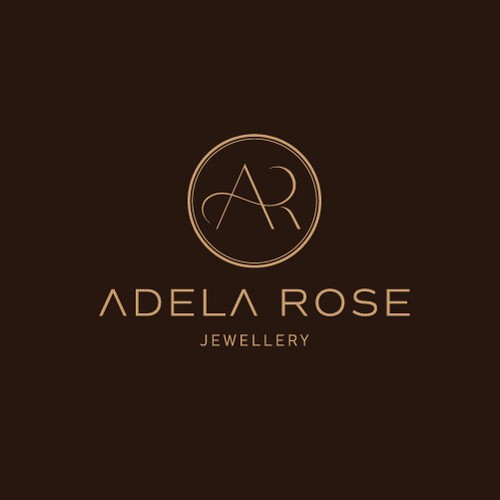 Initials based logo for jewelry brand