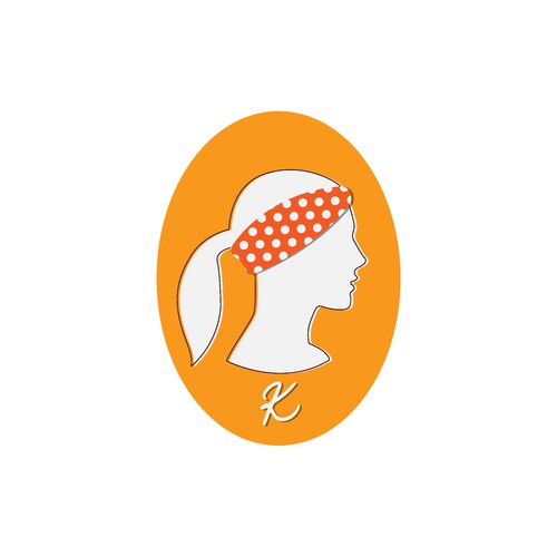 Headband clothing company logo