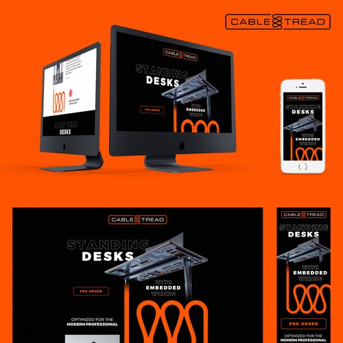 Web page design for technology desk