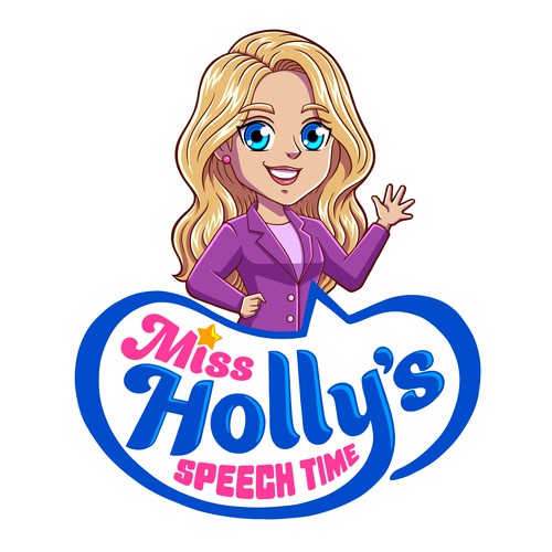 Welcoming Mascot Logo for Miss Holly