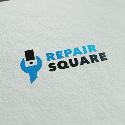 logo for cellphone repair company repairsquare