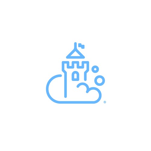 Clean Line-Art Logo Design for Castle Soap Company