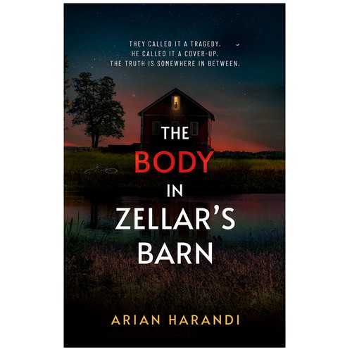 A Dark, Cinematic YA Murder Mystery Cover with Small-Town Secrets and Deadly Stakes