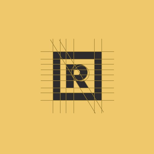 R: Logo / Type Design [Square Version]