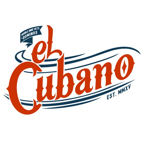 Old Shcool Style Logo For El Cubano