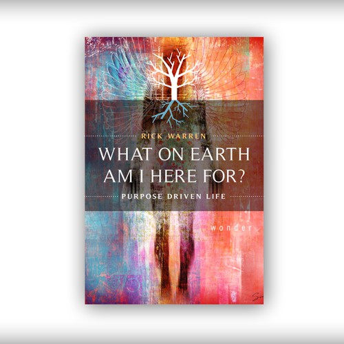 Book cover redesign for "What on Earth Am I Here For? The Purpose Driven Life" by Rick Warren