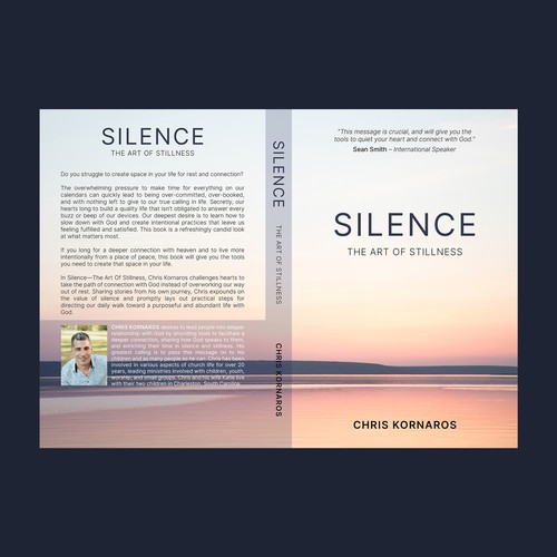 Minimalist Book Cover - SILENCE The Art of Stillness