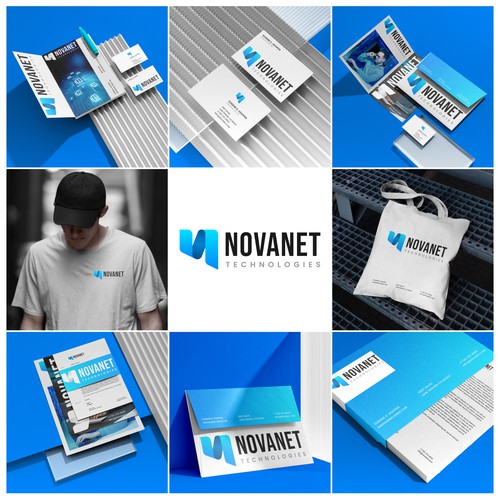 Novanet logo design 