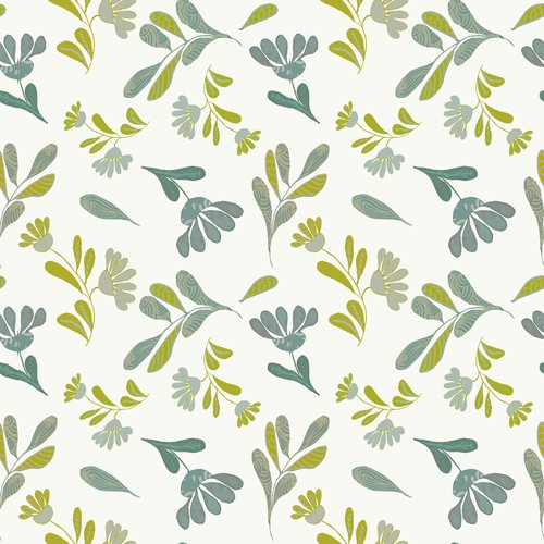 Flowers pattern baby clothes 