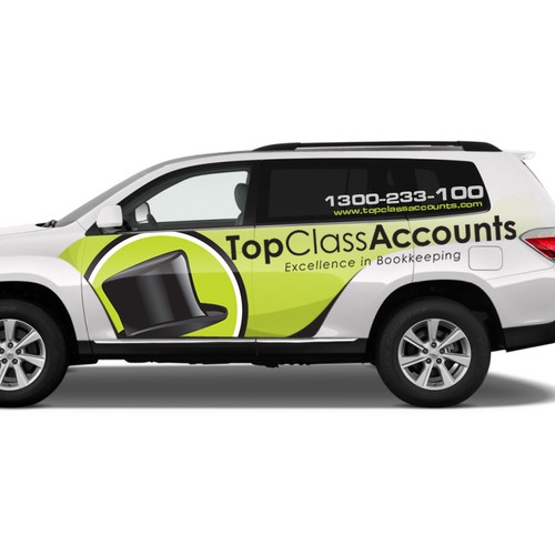 Create a vehicle wrap for Australia's leading privately owned bookkeeping company