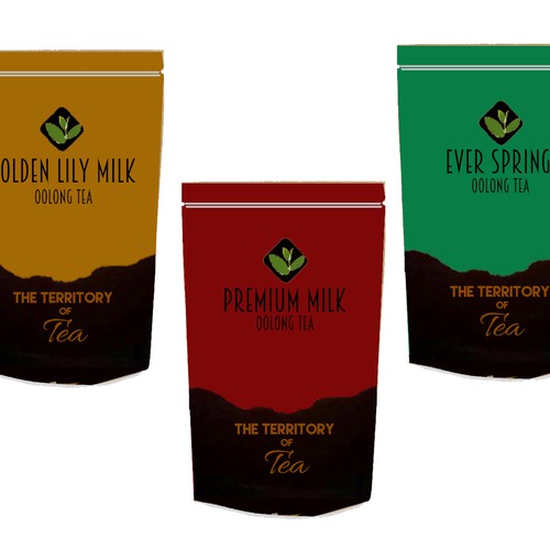 Product Label for Tea Packages (2 oz, 4 oz)